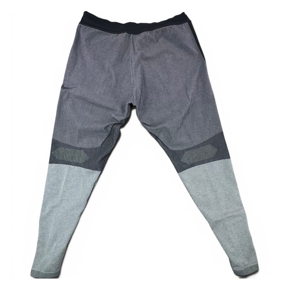 Nike Tech Pack Knit Joggers Mens XL Grey Black Orange AR1589-011 Tapered Pants - Picture 4 of 12